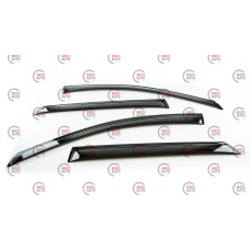ветровик Hyundai Santa Fe 2012-2018 (скотч) ANV