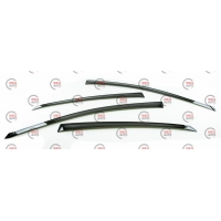ветровик Hyundai Accent сед 2010-2017, Solaris (скотч) ANV