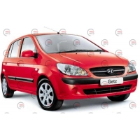 ветровик Hyundai Getz 2002-2011 (скотч) AV-Tuning