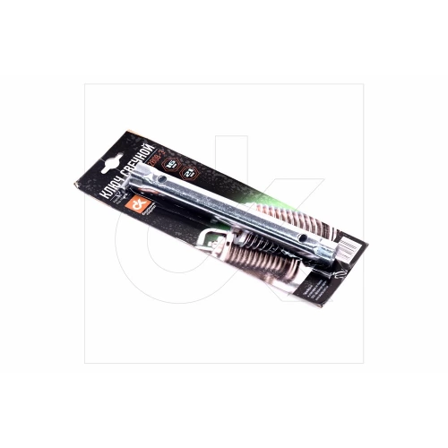 ключ свечной трубчатый 16/21  двухсторонний с воротком Dk