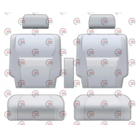 чехлы салона Opel Vivaro (1+1) 2001-2014 фургон  "под заказ"