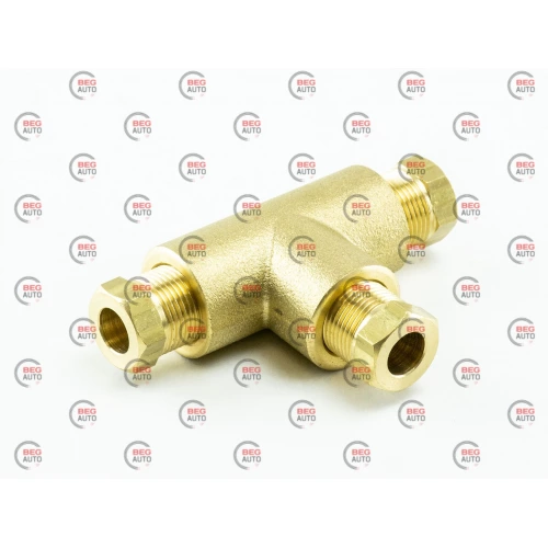 трійник для трубки мідь д.8х8х8