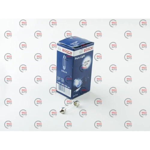 лампа  AC салону 12V 5W 11*41mm BOSCH