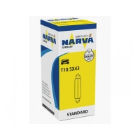 лампа  AC салону 12V10W 11*43mm Narva