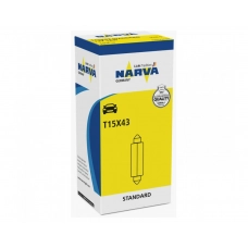 лампа  AC салона 12V18W 11*43mm Narva