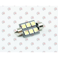 Лампа світлодіодна AC лазер. 24-10 WHITE  6*5050 36мм