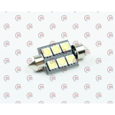 Лампа світлодіодна AC лазер. 24-10 WHITE  6*5050 36мм
