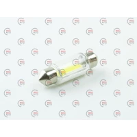 Лампа світлодіодна AC лазер. 24-10 WHITE COB (суцільне світло) 36мм в колбі