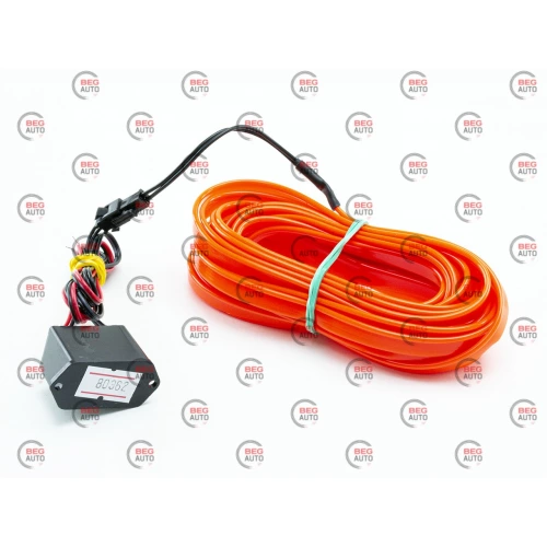 Гнучкий холодний неон 3м червоний 12V