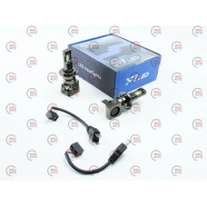 лампа LED H7 12V-24V F1 BLUESTAR 5500K  радіатор з вентилятором