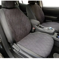 накидки на сиденье АНТАРА черные  (передние)  с заходом на боковую поддержку сидений