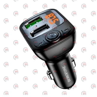 FM модулятор Borofone BC41B  USB/MP3/12-24В/microSD/USB быстрая зарядка 18W 3,0А/Bluetooth 5.0