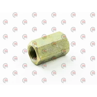 з'єднувач гальмівних трубок М10*1 конус - М10*1 конус (іномарка азія)