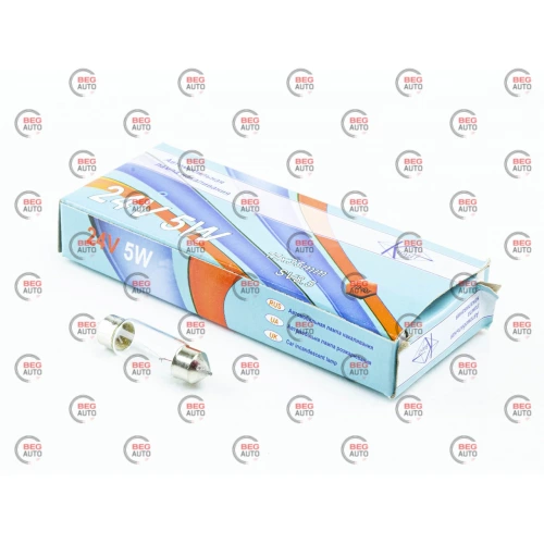 лампа  AC салона 24V 5W 11*36mm КВАНТ