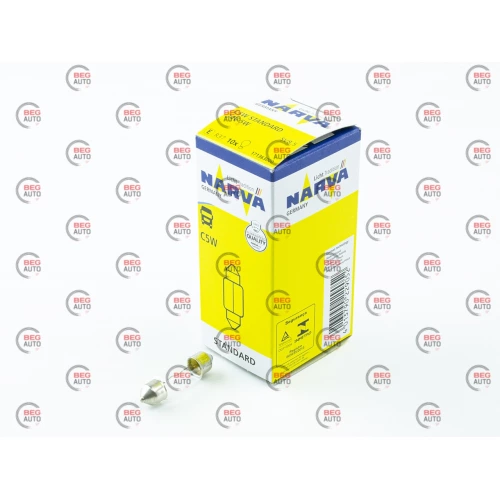 лампа  AC салону 24V 5W 11*36mm Narva