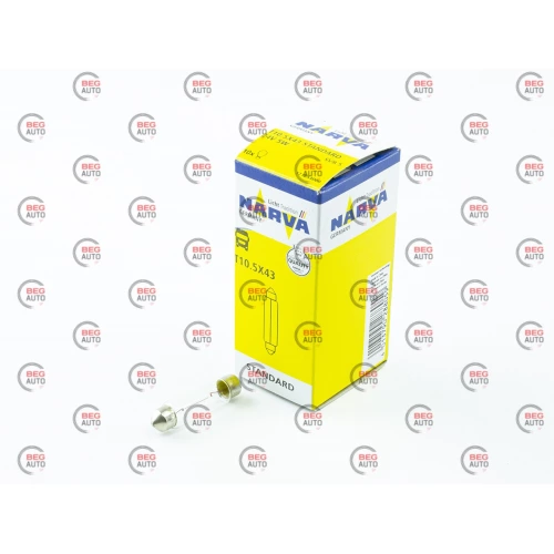 лампа  AC салону 24V 5W 11*43mm Narva