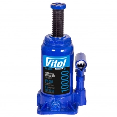 домкрат гидравл. 10Т 185-350мм  (коробка) Vitol низкий