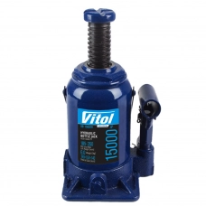 домкрат гидравл. 15Т 185-350мм  (коробка) Vitol низкий