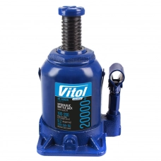 домкрат гидравл. 20Т 210-350мм  (коробка) Vitol низкий