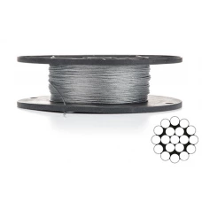 трос  1мм оцинкованый DIN 3053 (1х19) бухта 200м (APRO)