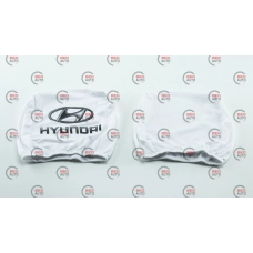 чехлы на подголовники белые (2 шт)  HYUNDAI