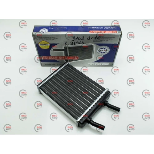 радиатор печки Волга аллюм.d-16 (ПЕКАР)