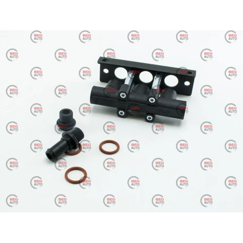 монтажний набір блока форсунок Hana 3 циліндри, пласт.(рампа)