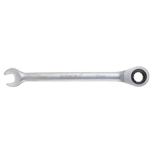 ключ ріжково-накидний 10мм CrV  тріскатковий