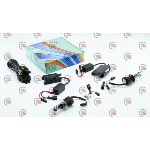 ксенон H4 12v 5000k КВАНТ биксенон