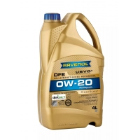 масло Ravenol 0W-20 DFE "Fullsynth PAO" Dexos1, SN plus, SP(RC), GF-6A (4л)