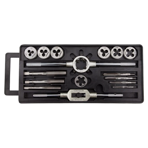 набор плашек и метчиков 16 шт кейс пласт. Sigma