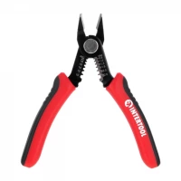 бокорізи 150мм для електроніки, зняття ізоляції, червоно-чорні ручки (0,8-2,6мм) Intertool