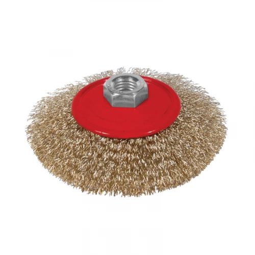 щітка конусна "болгарка" М14 кручений дріт 100мм