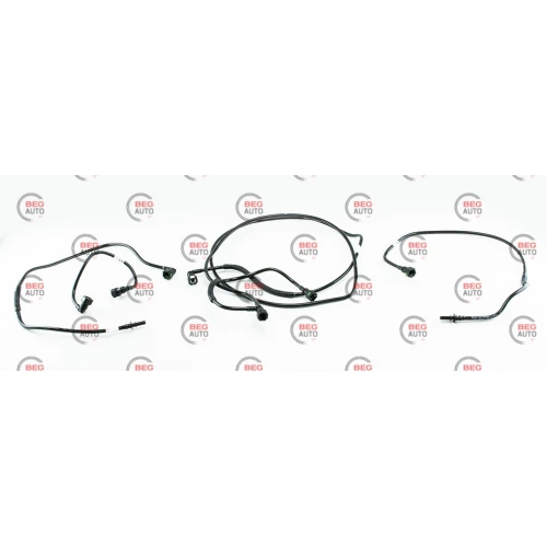 трубка топл. Газель (405дв. ЕВРО-3) пласт. к-т  (из 4шт)