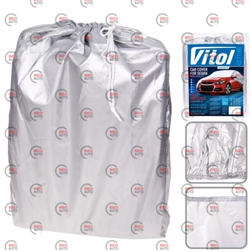 тент-накидка седан  XXL 572х203х120  полиэстр, карман зеркал, замок Vitol