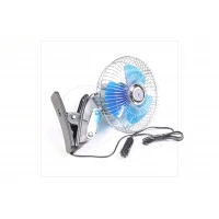 вентилятор 24 V (d 6" - 15,0 см) металевий на прищіпці, 2 швидкості Dk