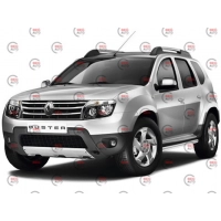 ветровик Renault Duster 2010-2017  (скотч) AV-Tuning