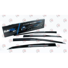 ветровик Hyundai Accent сед 2010-2017 (скотч) Sunplex