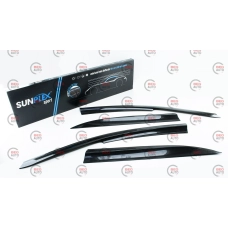 ветровик Kia Sorento 2002-2009 (скотч) Sunplex