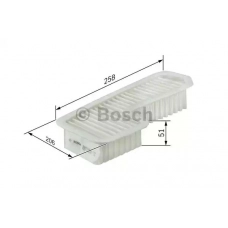 фильтр возд. Mitsubishi Outlander 2.4  (BOSCH)
