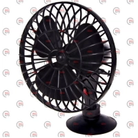 вентилятор 12 V (d 5" - 12,7 см) на присоске Vitol