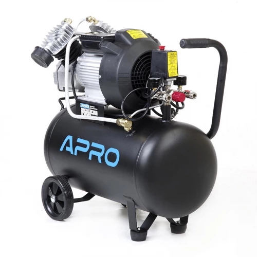 компрессор 2-х поршн   50л  2 вых, 220В, 2.2 кВт, 416 л/мин, 8 атм Apro