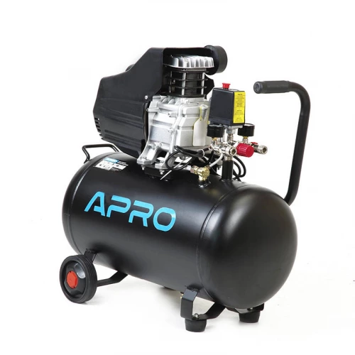 компрессор 1-но поршн   50л  2 вых, 220В, 1.5 кВт, 205 л/мин, 8 атм Apro