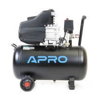 компресор 1-но поршн.   50л  2 вих., 220В, 1.5 кВт, 205 л/хв, 8 атм Apro