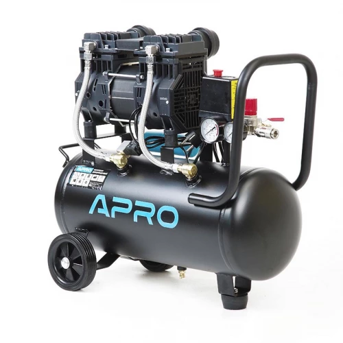 компресор 2-х поршн.   24л  1 вих., 230В, 1.5 кВт, 240 л/хв, 8 атм Apro