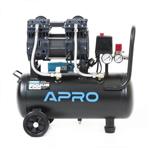 компресор 2-х поршн.   24л  1 вих., 230В, 1.5 кВт, 240 л/хв, 8 атм Apro