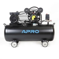 компресор 2-х поршн.  100л  2 вих., 230В, 2.2 кВт, 402 л/хв, 8 атм Apro