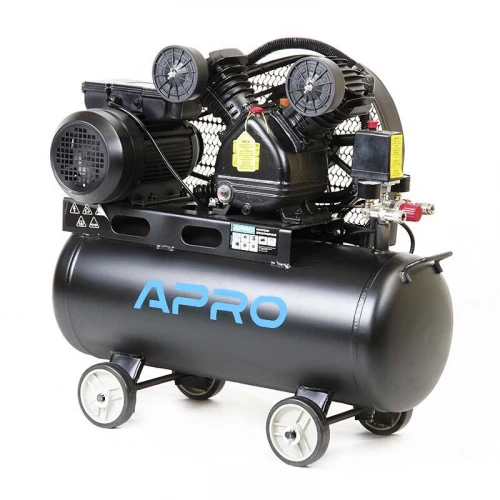 компресор 2-х поршн.   50л  2 вих., 230В, 2.2 кВт, 402 л/хв, 8 атм Apro
