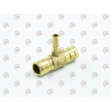 штуцер-перехідник (трійник) 12х6х12 латунь