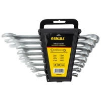 набор ключей рожково-накидных  6-19 мм  8 шт (планшет) CrV